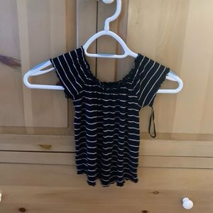 Garage Off-The-Shoulder Top